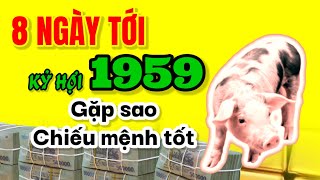 Gặp sao chiếu mệnh tốt 8 ngày tới Kỷ Hợi 1959 Mang lộc về nhà tiền tài tăng rực rỡ [upl. by Adieno50]