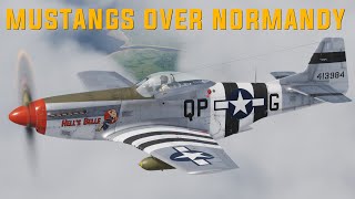 P51 Mustangs Over Normandy  DCS Debden Eagles Campaign  Mission 2 [upl. by Berthe529]