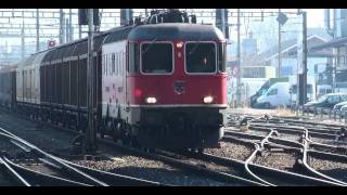 Zug mit SBB Re 66 11637 in Altstättenfreight train [upl. by Streetman817]