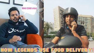 HOW LEGENDS USE FOOD DELIVERY [upl. by Lynd852]