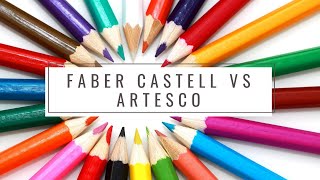 Faber castell vs Artesco  Gato Pushen  Lápices de color [upl. by Ihcas]