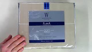 BEST QUALITY 500ThreadCount PimaCott® Sheet Set Wamsutta REVIEW [upl. by Hagan995]