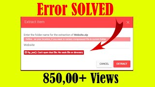 How to Solve Unzip Error in 000webhost  Tutorial4You  Latest [upl. by Cinemod]