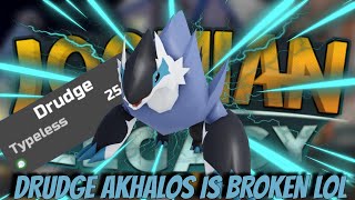 DRUDGE MAKES AKHALOS BROKEN LOL  Loomian Legacy PVP [upl. by Nelle]