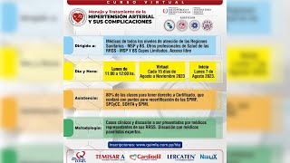 Manejo y Tratamiento de la Hipertensión Arterial y sus complicaciones  Regiones sanitarias 9 y 10 [upl. by Ahsilak727]