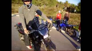 Yamaha dtr 125 wheelie and Burnout [upl. by Atteroc]