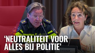 Politiechef geen agenten met morele bezwaren bewaken Joodse objecten [upl. by Atikin879]