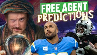 Free Agent Predictions  Combine Reactions  Fantasy Football 2024  Ep 1555 [upl. by Imat]