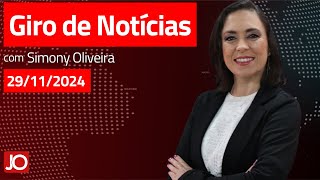 GIRO DE NOTÍCIAS 29112024  OS PRINCIPAIS DESTAQUES DAS REGIÕES CENTROOESTE E SUL DE MINAS GERAIS [upl. by Yecnay]