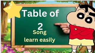 2 × 12  Table of 2  2 ka table  Multiplication table of two table songs learn table of two [upl. by Eerehc]