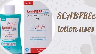 Scabfree Permethrin Lotion uses dosage in Urdu Kharish ka ilaj how to use Scabfree Lotion [upl. by Cryan]