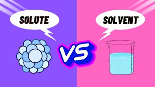 Solute vs Solvent The ULTIMATE Guide to Understanding the Difference  MsChemic [upl. by Namref71]