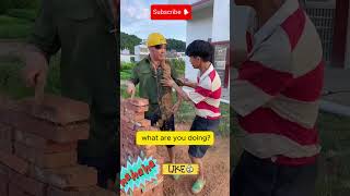 quotBuilder vs Laborer Epic Fails at Work 😂🔨quot funny comedyshorts comedy shorts [upl. by Odragde]