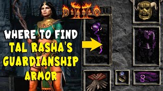 Best Place to Find Tal Rashas Guardianship Armor Lacquered Plate in Diablo 2  Resurrected D2R [upl. by Ravi772]