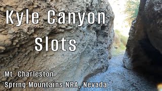 Kyle Canyon Slots Lower Kyle Canyon Hike Mt Charleston Spring Mountains NRA Nevada [upl. by Ha834]