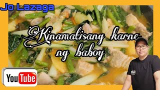 PILIPINO FOOD  KINAMATISANG KARNE NG BABOY [upl. by Reklaw]