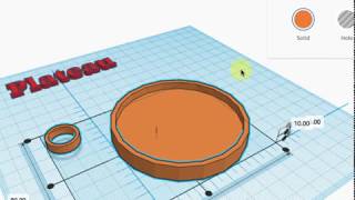 TINKERCAD  Modélisation 3D du plateau pour le robot mBot [upl. by Natan610]