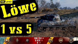 World of Tanks Löwe Replay  7 Kills 46K DMGPatch 161 [upl. by Mickelson]