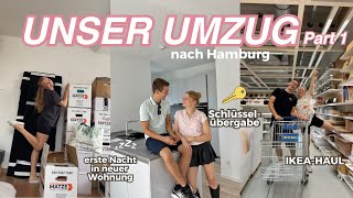 UMZUGSTAG 1 Schlüsselübergabe IkeaHaul erste Nacht in der neuen Wohnung…  Moving Diaries Ep 5 [upl. by Gasparo]