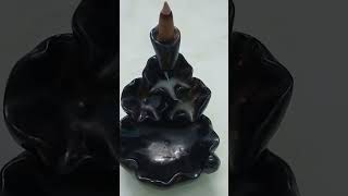 Smoke fountain dhoopbackflow smoke fountain dhoop standshortssambarani dhoop stand [upl. by Nappy467]