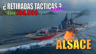 World of warships Alsace Gameplay spacemonitor Retiradas tácticas cap 2 [upl. by Demetri]