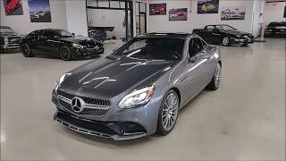 2018 Mercedes Benz SLC 300 AMG Wheels Startup and Walk Around [upl. by Furgeson]