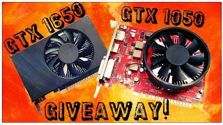 Giveaway 1650 vs 1050  2 Games [upl. by Mount]