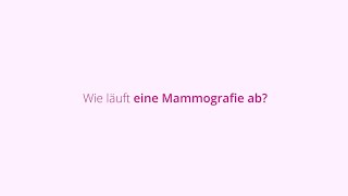 Wie läuft eine mammografie ab [upl. by Ateuqal]