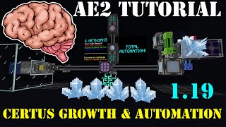 AE2 Tutorial  119 Certus Growth amp Automation Applied Energistics 2 [upl. by Anthiathia]