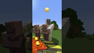 Getting Enough Villagers vs Emoji Gift Reaction meme minecraft shorts [upl. by Amora]