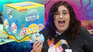 Spongebob Reversible Plushies from TeeTurtle  Blind Box Unboxing [upl. by Weide]