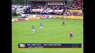 Halmstads BK  Helsingborgs IF Allsvenskan 1998 [upl. by Panayiotis570]