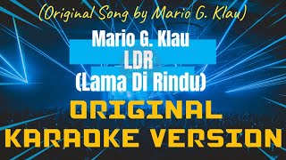 Mario G Klau  LDR Karaoke [upl. by Freida]