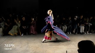 Sanjukta Studio February 2022 Runway at NYFW The Shows [upl. by Clementas]