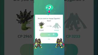 When I Got 100 Zygarde Form in pokemongo [upl. by Bumgardner]