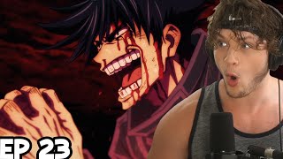 MEGUMI SNAPPED 🤯  Jujutsu Kaisen Episode 23 Reaction [upl. by Aihtnyc]