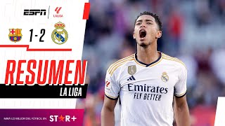 ¡DOBLETE AGÓNICO DE BELLINGHAM Y REMONTADA REAL EN EL CLÁSICO  Barcelona 12 R Madrid  RESUMEN [upl. by Savanna]