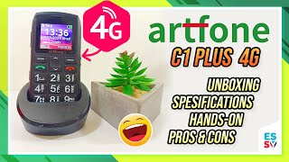 Artfone C1 4G  Best LTE Basic Phone For Senior Citizen  Large Buttons [upl. by Hillard]