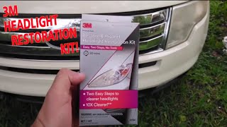 How to restore your headlights easily with 3M restoration kit [upl. by Quiteri]