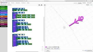 BlocksCAD Copo de nieve 01 [upl. by Emogene]