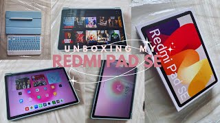 UNBOXING REDMI PAD SE l REAL REVIEW l ACCESORIES [upl. by Yrahca619]