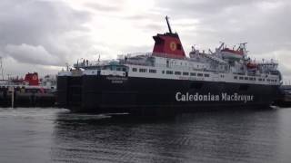 MV Caledonian Isles Arriving At Ardrossan Ferry Terminal [upl. by Pammy]