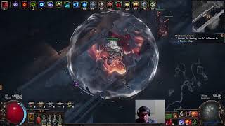 Path of Exile Leveling Hierophant Flamewood totems día 21 Necro Settlers pathofexile poe gamer [upl. by Olcott]