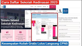 LENGKAP Cara Daftar Sekolah Kedinasan 2023 pada Link Pendaftaran Sekolah Kedinasan 20232024 [upl. by Hanikas]