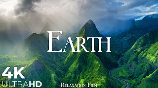 EARTH 4K  Relaxation Film  Peaceful Relaxing Music  Nature 4k Video UltraHD  OUR PLANET [upl. by Newg]