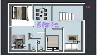 3D floor Plan [upl. by Jariah]