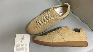 Maison Margiela PARIS Recicla Replica Sneakers Review [upl. by Akihsat]