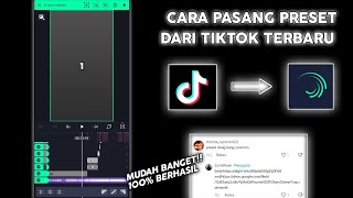 Cara Pasang Preset Alight Motion  5MB amp XML  Dari TikTok Terbaru Mudah Banget Auto Jedag Jedug🔥 [upl. by Attenborough]