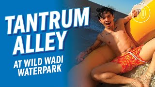 Wild Wadi Dubai Waterpark TANTRUM ALLEY POV [upl. by Freddi]