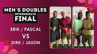 FUNDRAISER PICKLEBALL TOURNAMENT  MENS DOUBLES INTERMEDIATE  FINAL [upl. by Alodee911]